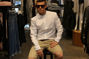 FRED Long Sleeve Woven White Shirt