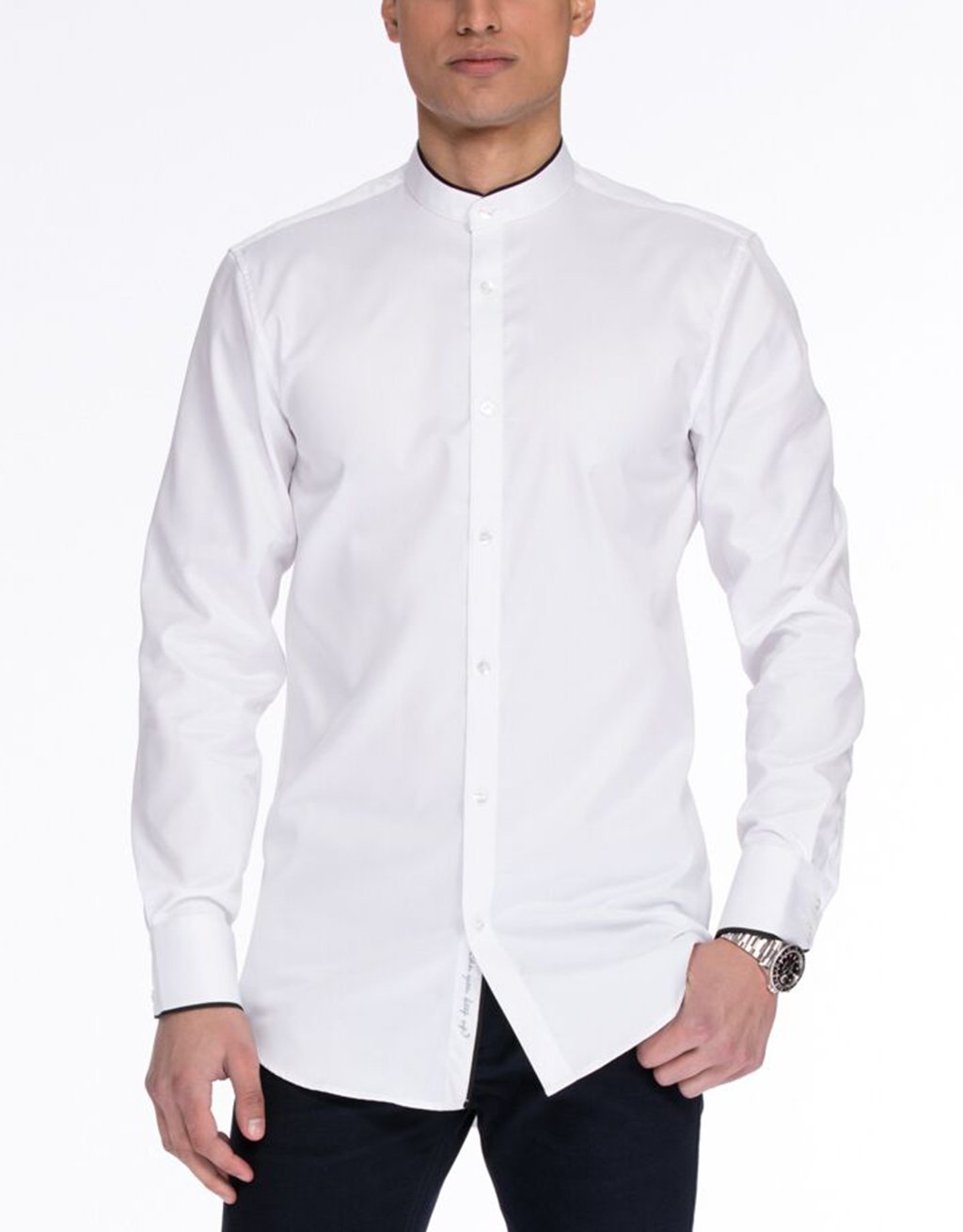 FRED Long Sleeve Woven White Shirt