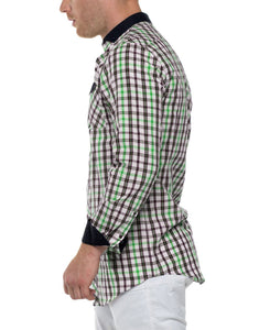 GRANT Long Sleeve Plaid Shirt